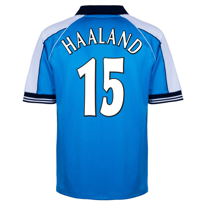 Manchester City 2000 Haaland No 15 Retro Shirt