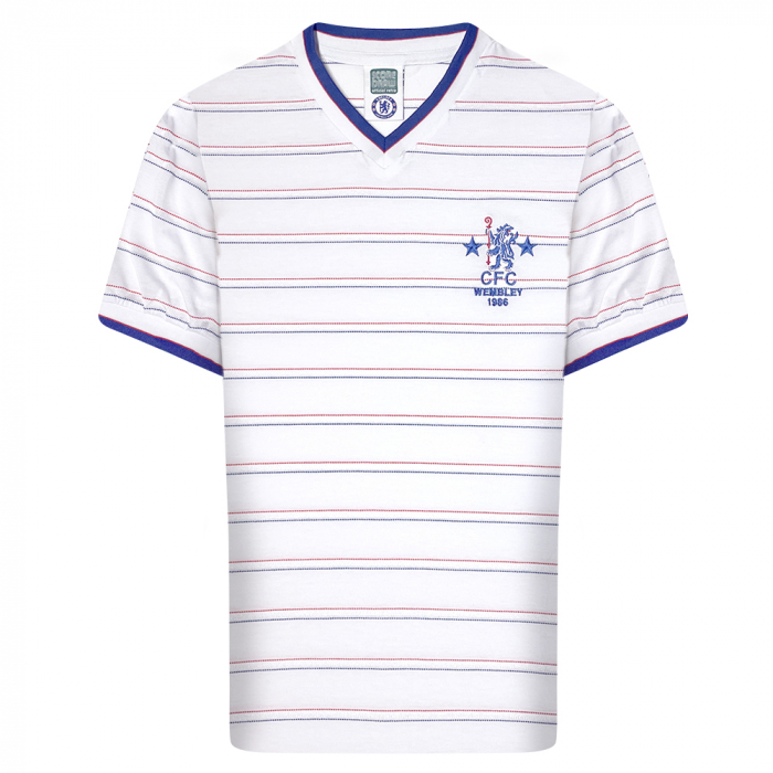 Chelsea 1986 Full Members Cup Final Retro Shirt Chelsea 1986 Full Members Cup Final Retro Shirt