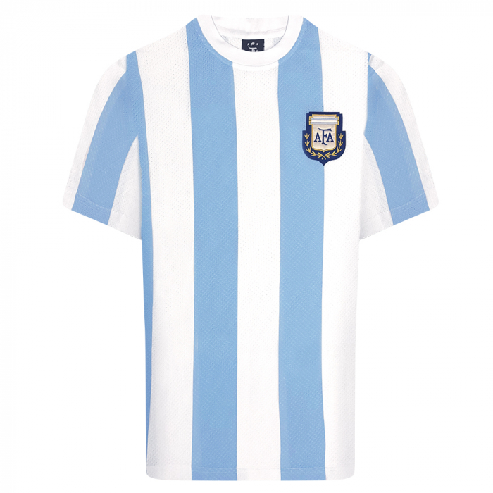 Argentina 1986 World Cup Finals No 10 Retro Shirt