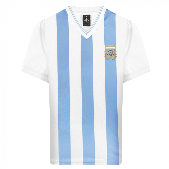 Argentina 1990 World Cup Finals No 10 Retro Shirt