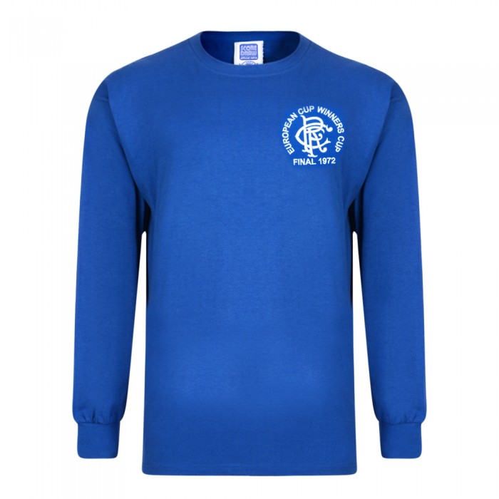 Rangers 1972 European Cup Winners Cup Retro Shirt