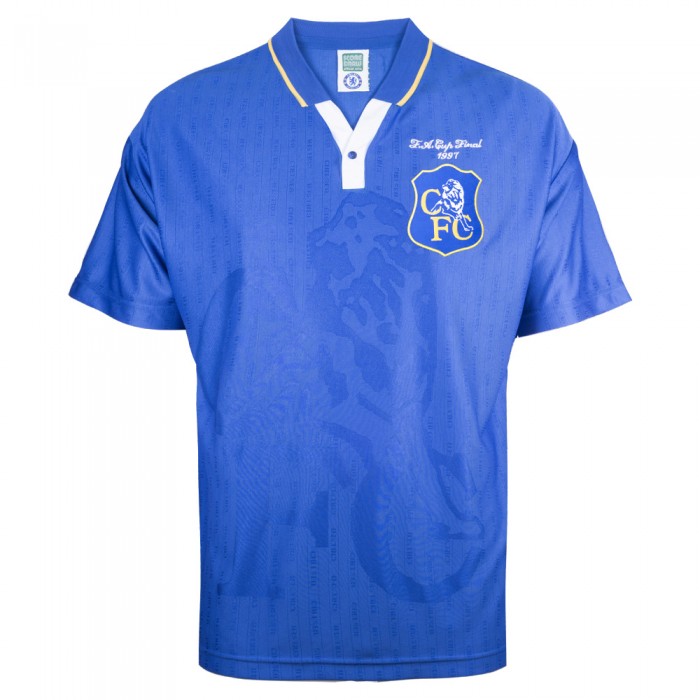 Chelsea 1997 FA Cup Final Retro Football Shirt