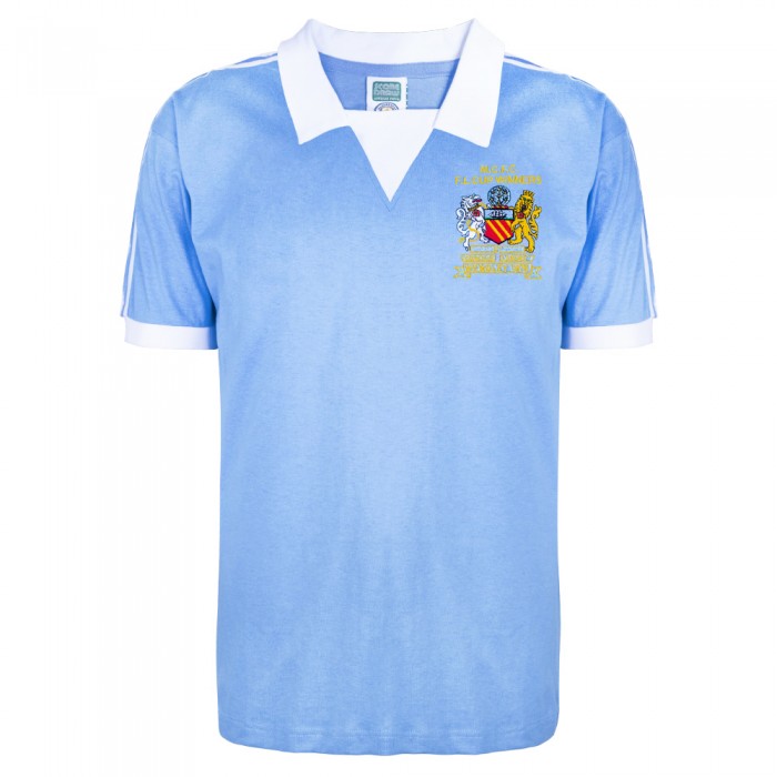 Manchester City 1976 League Cup Winners Shirt