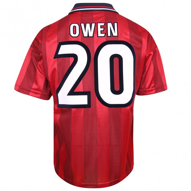 England 1998 Away World Cup Finals No20 Owen