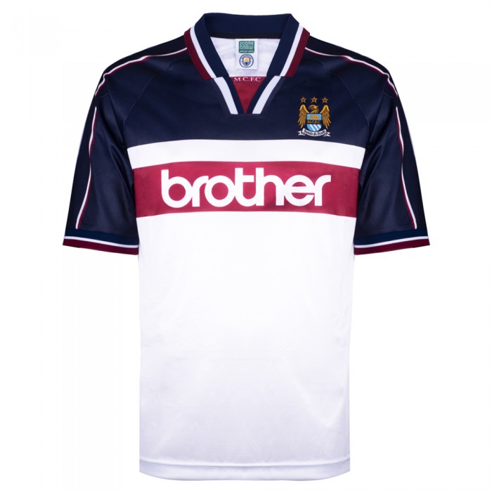 Manchester City 1998 Away Polyester Retro Shirt