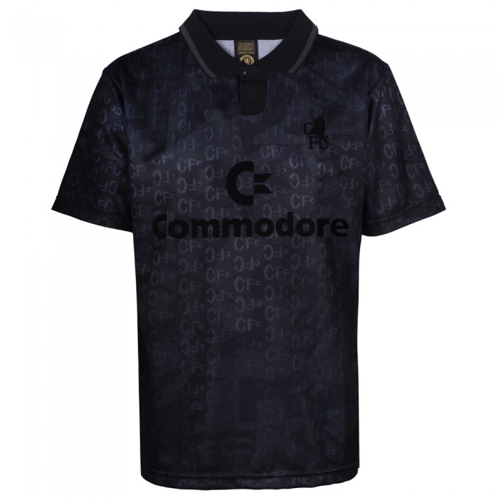 Chelsea 1992 Black Out Retro Football Shirt