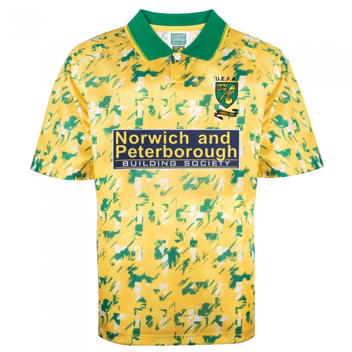 Norwich City 1993 UEFA Retro Football Shirt