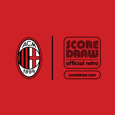 AC Milan 1988 Away Score Draw Retro Shirt - White / Red - Football