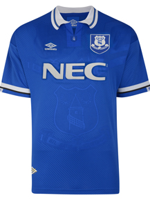 Everton 1994 Umbro Retro Football Shirt