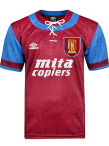 aston villa retro shirt 1990
