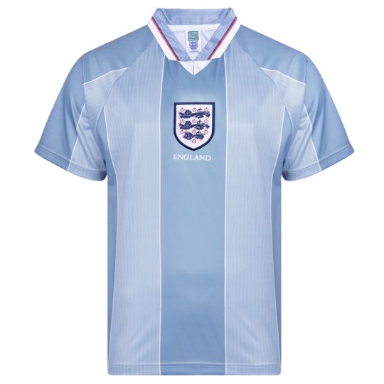 England 1996 Away Euro No9 Shearer Shirt England Retro Jersey Score Draw