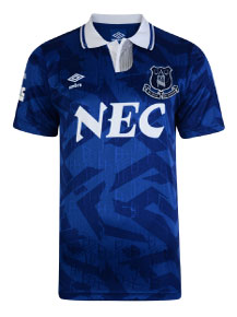 Everton 1992 Umbro Retro Football Shirt